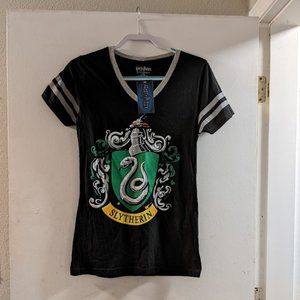 Warner Bros. Slytherin Black and Green Tee